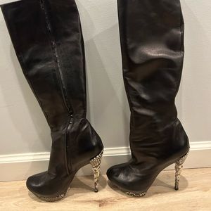 Massimo Dogana Black Boots